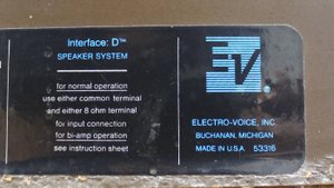 Реставрация Electro Voice Interface Delta часть 2.