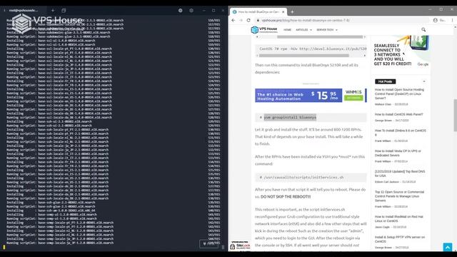 [VPS House] How to install BlueOnyx on CentOS 7/8 смотреть онлайн