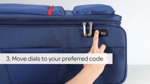 Как поменять код на замке - American Tourister Matchup