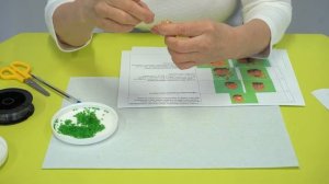 Мастер класс брошь "Морошка"