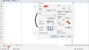 What is Outline Pen - Corel Draw X7/X9 - Tutorial 54 - Short Videos