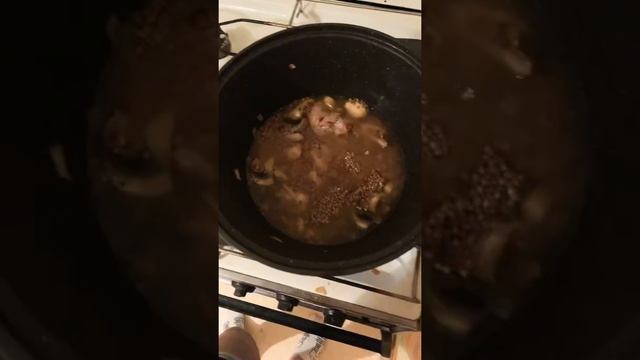 Гречка с курицей и грибами смотреть онлайн