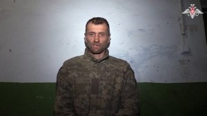 Пленный военнослужащий ВСУ.