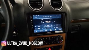 Mercedes Benz GL500 X164 - магнитола Ownice на 10 Андройде и установка передней камеры