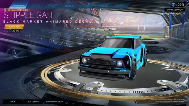 Rocket League Item Shop Mar 15/23, STIPPLE GAIT DECAL, BUTTERFLIES EXPLOSION, FREE DECAL смотреть онлайн