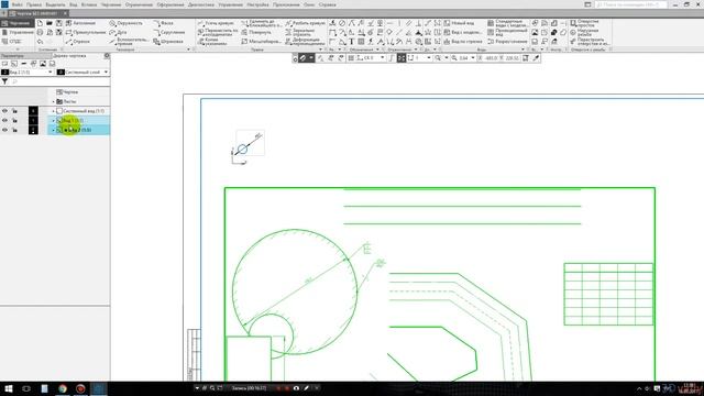 Компас 3D V17. Новый интерфейс. Создание чертежей и 3Д модели
