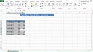 Excel Tip Why Is My Pivot Counting Not Summing