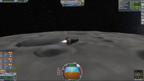 "Посадка на Муну и спасение нового кербонавта" (серия 7) Прохождение Kerbal Space Program (карьера)