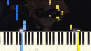 Miraculous - Cat Noir Season 4 Transformation - EASY Piano tutorial