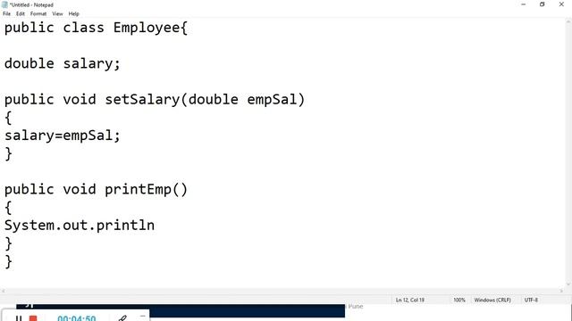 Instance Variable in Java