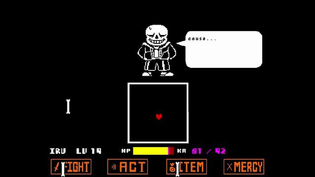UNDERTALE - Sans Battle (100%) [Genocide run - Final fight] смотреть онлайн