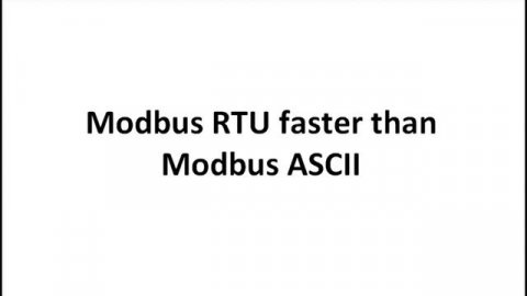 Modbus RTU vs ASCII