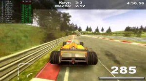 Тест игры X-1 Super Boost [F1 Chequered Flag] (PC, 2007) - 720p HD