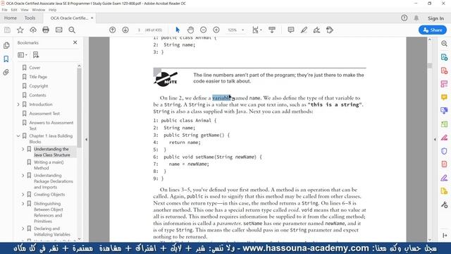 1. JAVA OCA 1Z0 808 Understanding the Java Class Structure Chapter 1 Building Blocks