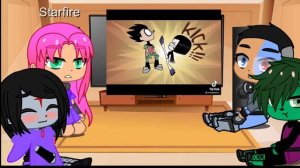 the teen titan go react to Robin and Raven part 1( gacha Clube)