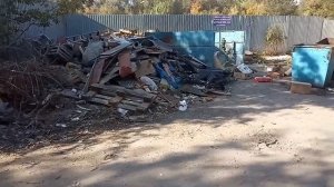 Юнгородок в Самаре "утопает" в мусорных свалках!