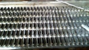 Ремонт (пайка) трубок шестирядного радиатора ч.4