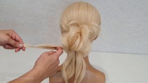 Простая и Быстрая прическа.Красивые Прически пошагово.Simple and Fast Hairstyle.BEAUTIFUL HAIRSTYLE