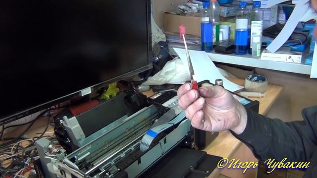 Epson L-серии. Плохая печать. Чиним. смотреть онлайн
