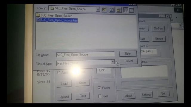 Psoc programming CY8C24423A with SLC Free Wideband Firmware