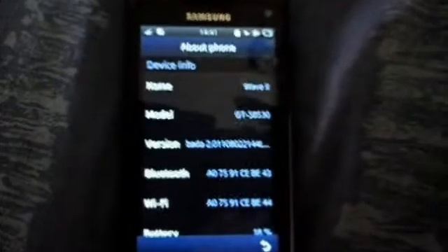 Samsung Wave Ll Running Bada 2 (S8530XPKH1)