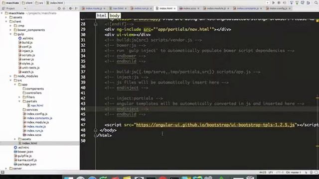 MEAN Stack: AngularJS File structure
