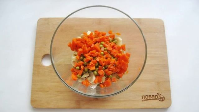 Салат Купеческий с грибами смотреть онлайн