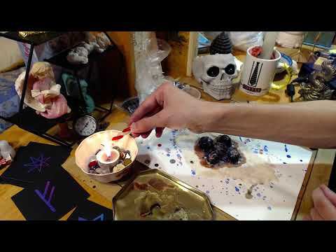 АСМР МАГИЯ! ритуал на снятие негатива на убывающую луну - 3 dio asmr