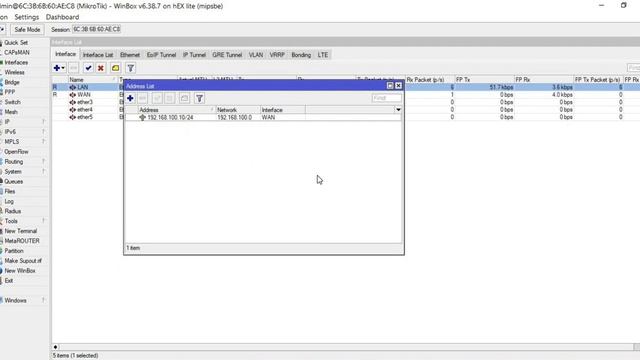 How to configure WAN IP and DNS connectivity using Mikrotik in urdu / hindi !Tutorial 7