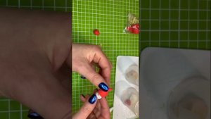 Грибы из ваты.  Домик для гнома