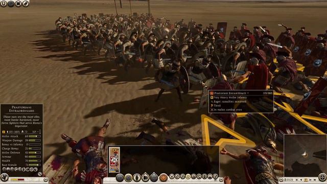 ROME II Total War : Praetoriani Extraordinarii VS Dido's Chosen Swords смотреть онлайн