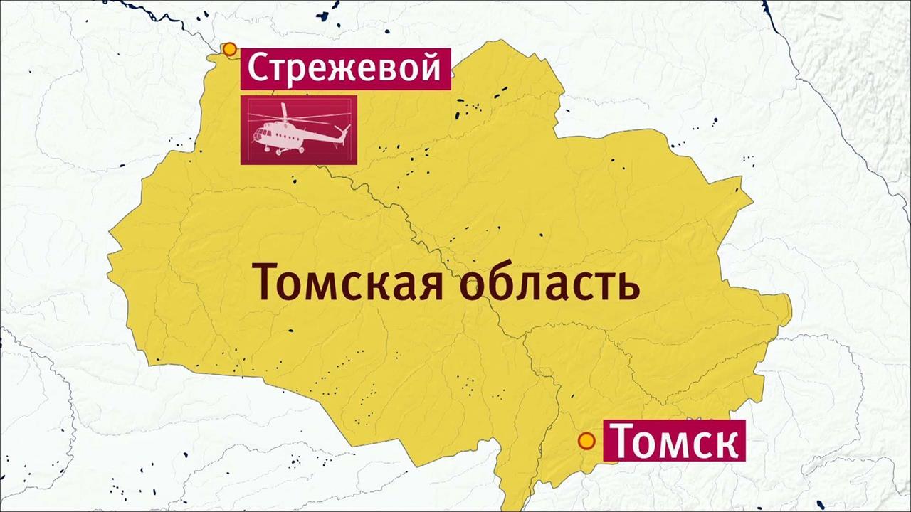 Томская область карта россии