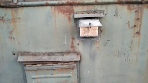 Заброшенный военный прицеп кунг. VAL S Автохлам
