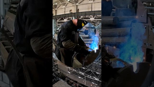Завод металлоконструкций #заводметаллоконструкций #металлоконструкции #сварка