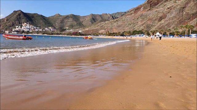 Playa de Las Teresitas Santa Cruz de Tenerife HD смотреть онлайн