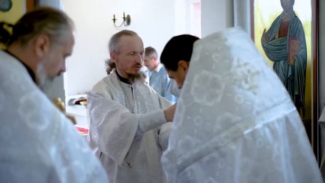 9.09.2018 Литургия в храме иконы Божией Матери «Неопалимая Купина», п. Зеленый Бор смотреть онлайн