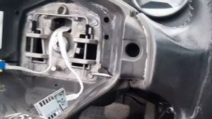 Снятие руля, подушки безопасности ( airbag ) Peugeot 308