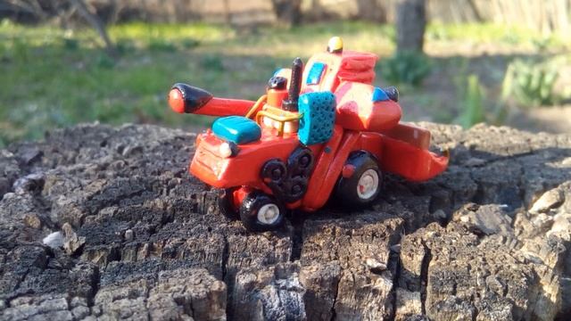 Plasticine product SK-6 "Kolos" Пластилиновая лепка комбайн СК-6 "Колос"