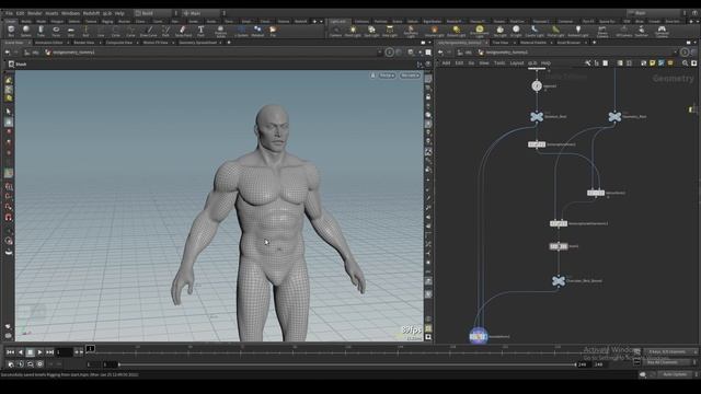 Houdini KineFX 101: Rigging From Scratch, Binding Skin to bones, Simple Constraints