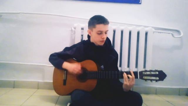 МУККА - ДЕВОЧКА С КАРЕ кавер на гитаре смотреть онлайн