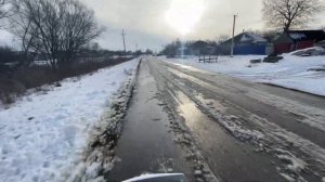 ЗИМНИЕ ПОКАТУШКИ ПО СНЕГУ НА ПИТБАЙКЕ!