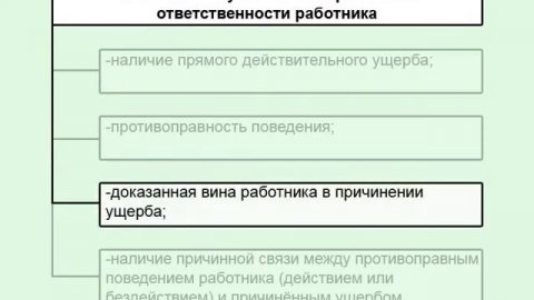 Понятие о материальной ответственности за причиненный ущерб.