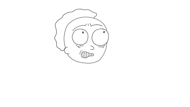 How to draw MORTY / Как нарисовать Морти / Step by Step смотреть онлайн