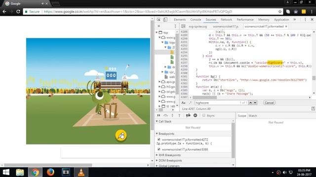 How to cheat and get your desired score-Google's Cricket Game Doodle смотреть онлайн