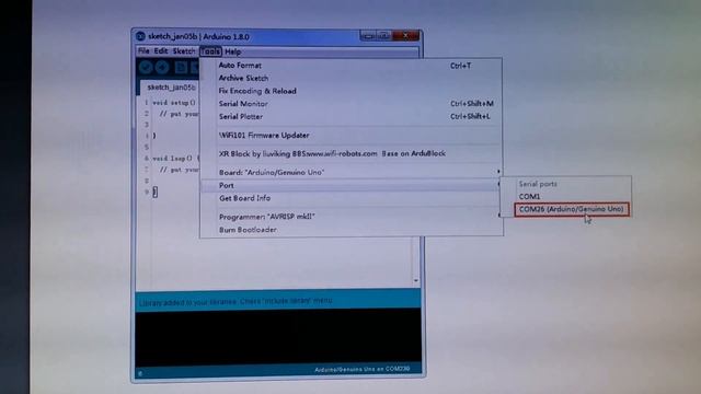 Урок№1 Добавление библиотек, открытие монитора порта смотреть онлайн