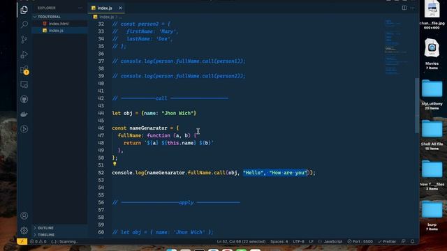 JavaScript Object Methode . #64