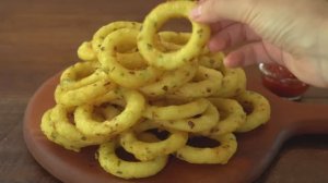 Лучший чесночный вкус, картофельные кольца с чесноком