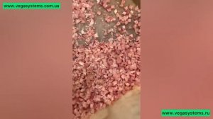 Нарезка мяса кубиками размером 10 на 10 мм Vega Dicer 400 m