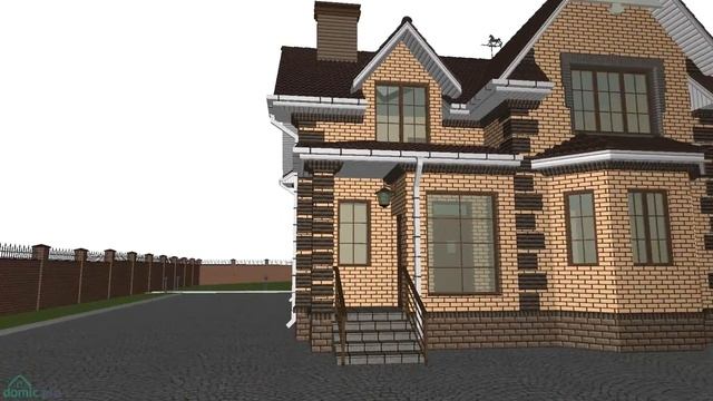 Проект типового одноэтажного дома с мансардой «Максимум» C-179-ТП смотреть онлайн