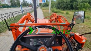 Японский трактор с погрузчиком HINOMOTO N239 PROGRESS-AVTO мини погрузчик фронтальная установка